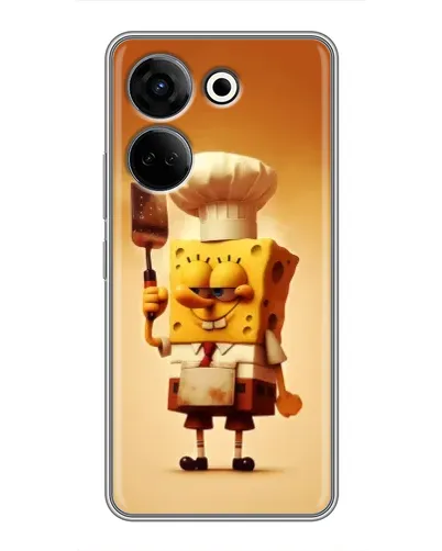 Чохол для TECNO Camon 20 з картинкою «Губка Боб кухар» Чохол для TECNO Camon 20 з картинкою «Губка Боб кухар»