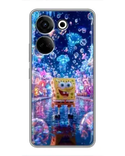 Чохол для TECNO Camon 20 з картинкою «Неоновий океан»