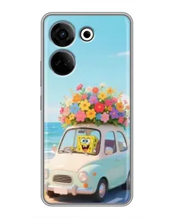 Чохол для TECNO Camon 20 з картинкою «Автомобільна подорож»