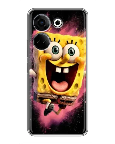 Чохол для TECNO Camon 20 з картинкою «Вибуховий Спанч Боб» Чохол для TECNO Camon 20 з картинкою «Вибуховий Спанч Боб»