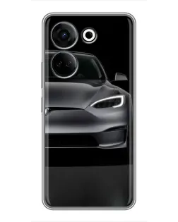 Чохол для TECNO Camon 20 з картинкою «Tesla Model S Look»