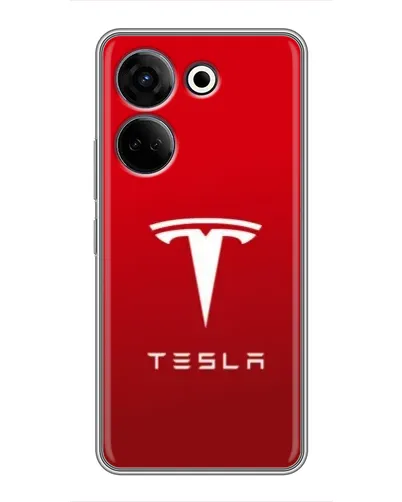Чохол для TECNO Camon 20 з картинкою «Tesla Red Classic» Чохол для TECNO Camon 20 з картинкою «Tesla Red Classic»