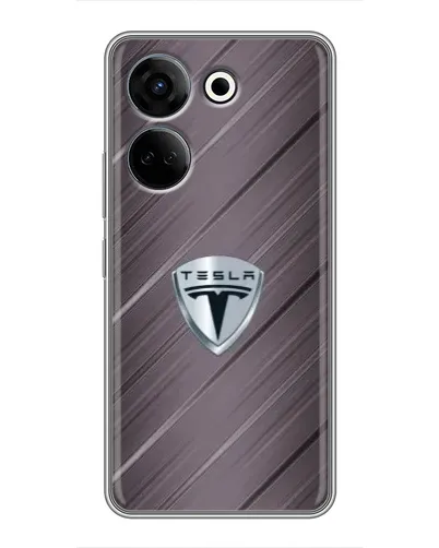 Чохол для TECNO Camon 20 з картинкою «Металева текстура Tesla» Чохол для TECNO Camon 20 з картинкою «Металева текстура Tesla»