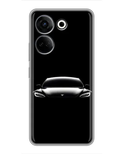Чохол для TECNO Camon 20 з картинкою «Фари Tesla Night» Чохол для TECNO Camon 20 з картинкою «Фари Tesla Night»
