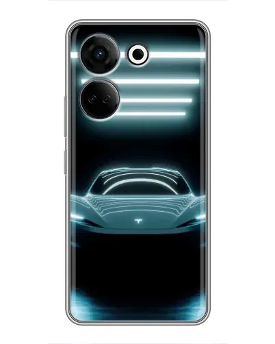 Чохол для TECNO Camon 20 з картинкою «Tesla в неоні» Чохол для TECNO Camon 20 з картинкою «Tesla в неоні»