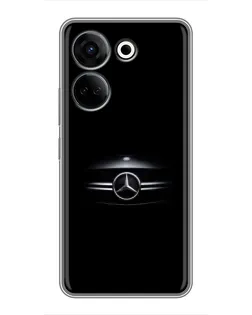 Чохол для TECNO Camon 20 з картинкою «Mercedes — абстрактні лінії»
