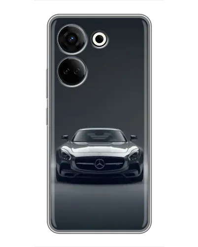 Чохол для TECNO Camon 20 з картинкою «Mercedes на чорному» Чохол для TECNO Camon 20 з картинкою «Mercedes на чорному»