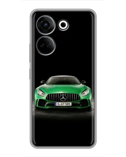 Чохол для TECNO Camon 20 з картинкою «Mercedes — неоновий лого» Чохол для TECNO Camon 20 з картинкою «Mercedes — неоновий лого»