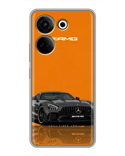 Чохол для TECNO Camon 20 з картинкою «Помаранчевий Mercedes AMG» Чохол для TECNO Camon 20 з картинкою «Помаранчевий Mercedes AMG»