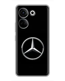 Чохол для TECNO Camon 20 з картинкою «Mercedes класичний лого»
