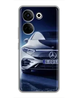 Чохол для TECNO Camon 20 з картинкою «Mercedes EQ — майбутнє»