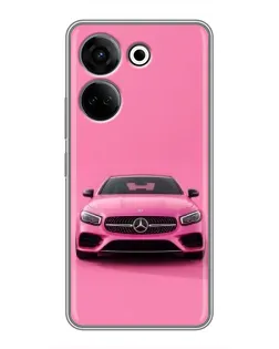 Чехол для TECNO Camon 20 с картинкой «Розовый Mercedes AMG» Чехол для TECNO Camon 20 с картинкой «Розовый Mercedes AMG»