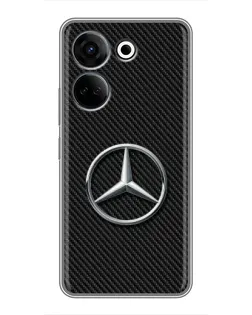 Чехол для TECNO Camon 20 с картинкой «Карбоновый Mercedes стиль» Чехол для TECNO Camon 20 с картинкой «Карбоновый Mercedes стиль»