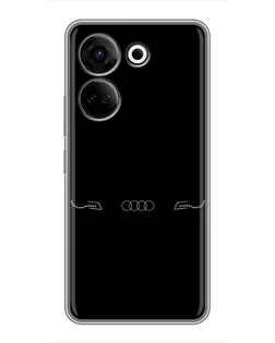 Чохол для TECNO Camon 20 з картинкою «Audi — світловий підпис»