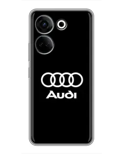 Чохол для TECNO Camon 20 з картинкою «Класичне лого Audi»
