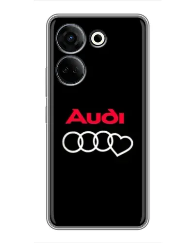 Чохол для TECNO Camon 20 з картинкою «Логотип Audi Heart» Чохол для TECNO Camon 20 з картинкою «Логотип Audi Heart»