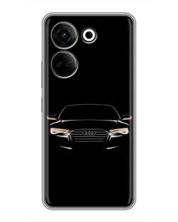 Чохол для TECNO Camon 20 з картинкою «Audi — нічний контур»