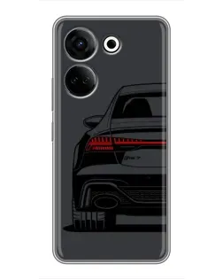 Чохол для TECNO Camon 20 з картинкою «Задня частина Audi — арт»