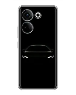 Чохол для TECNO Camon 20 з картинкою «Погляд Audi у темряві»