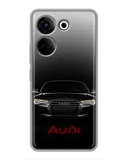 Чохол для TECNO Camon 20 з картинкою «Audi — градієнтний контур»