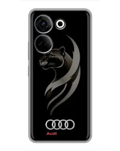 Чохол для TECNO Camon 20 з картинкою «Графіка — пантера та Audi» Чохол для TECNO Camon 20 з картинкою «Графіка — пантера та Audi»