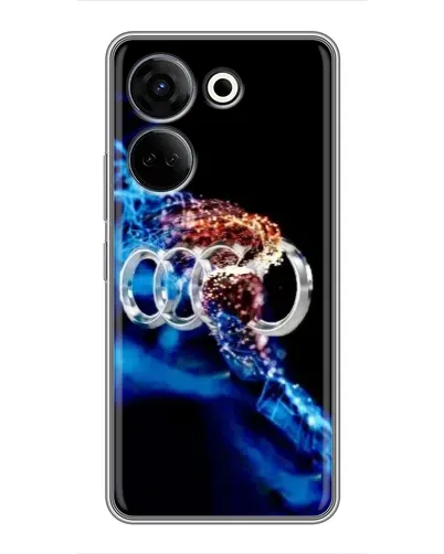 Чохол для TECNO Camon 20 з картинкою «Енергія лого Audi» Чохол для TECNO Camon 20 з картинкою «Енергія лого Audi»