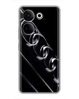 Чохол для TECNO Camon 20 з картинкою «Audi — абстрактні кільця»