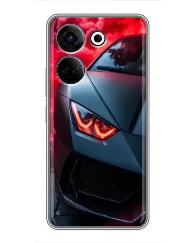 Чохол для TECNO Camon 20 з картинкою «Lamborghini червоне сяйво» Чохол для TECNO Camon 20 з картинкою «Lamborghini червоне сяйво»