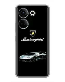 Чохол для TECNO Camon 20 з картинкою «Логотип Lamborghini класика»