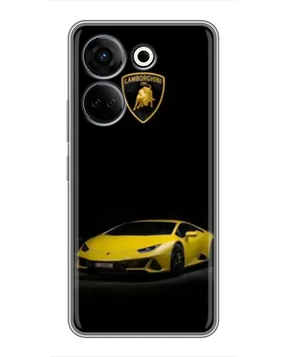 Чохол для TECNO Camon 20 з картинкою «Lamborghini жовтий акцент» Чохол для TECNO Camon 20 з картинкою «Lamborghini жовтий акцент»