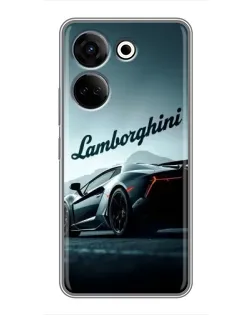 Чохол для TECNO Camon 20 з картинкою «Класичний Lamborghini надпис»