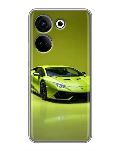Чохол для TECNO Camon 20 з картинкою «Салатовий Lamborghini Huracan» Чохол для TECNO Camon 20 з картинкою «Салатовий Lamborghini Huracan»