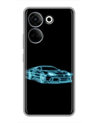 Чохол для TECNO Camon 20 з картинкою «Неоновий контур Lamborghini» Чохол для TECNO Camon 20 з картинкою «Неоновий контур Lamborghini»