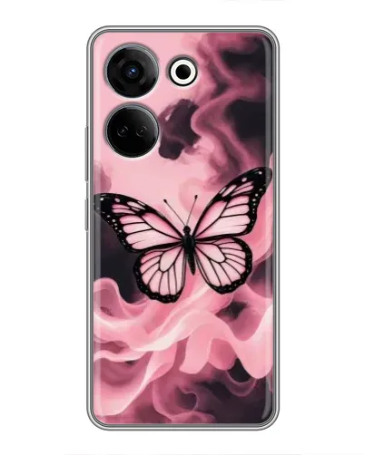 Чохол для TECNO Camon 20 з картинкою «Метелик у диму» Чохол для TECNO Camon 20 з картинкою «Метелик у диму»