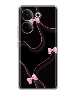 Чохол для TECNO Camon 20 з картинкою «Рожеві стрічки»