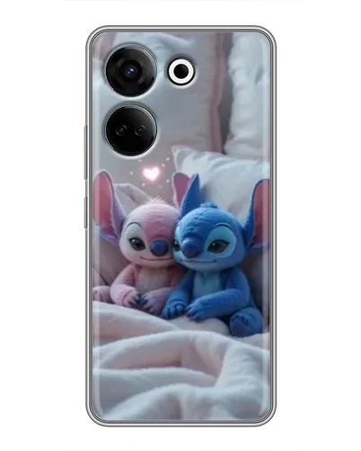 Чохол для TECNO Camon 20 з картинкою «Плюшеві Стіч Ангел» Чохол для TECNO Camon 20 з картинкою «Плюшеві Стіч Ангел»