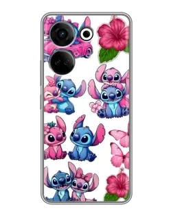 Чохол для TECNO Camon 20 з картинкою «Стікери Stitch та Angel» Чохол для TECNO Camon 20 з картинкою «Стікери Stitch та Angel»