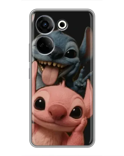 Чохол для TECNO Camon 20 з картинкою «Стіч та Ангел» Чохол для TECNO Camon 20 з картинкою «Стіч та Ангел»