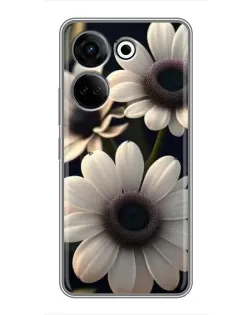 Чохол для TECNO Camon 20 з картинкою «Білі маргаритки макро» Чохол для TECNO Camon 20 з картинкою «Білі маргаритки макро»
