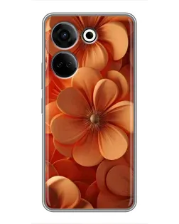 Чохол для TECNO Camon 20 з картинкою «Помаранчева макро квітка» Чохол для TECNO Camon 20 з картинкою «Помаранчева макро квітка»