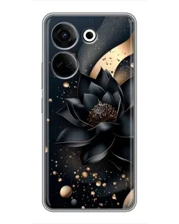 Чохол для TECNO Camon 20 з картинкою «Чорний лотос» Чохол для TECNO Camon 20 з картинкою «Чорний лотос»