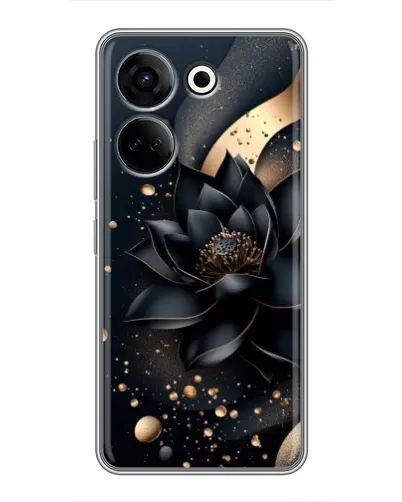 Чохол для TECNO Camon 20 з картинкою «Чорний лотос» Чохол для TECNO Camon 20 з картинкою «Чорний лотос»