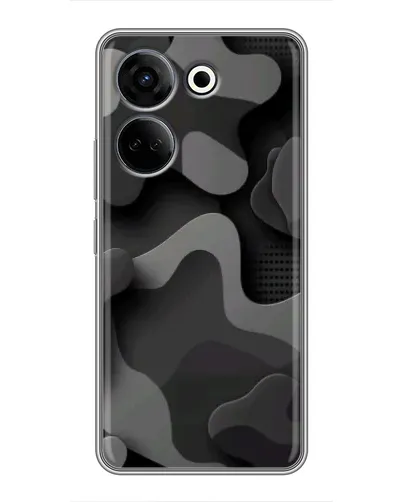 Чохол для TECNO Camon 20 з картинкою «Темний абстрактний камуфляж» Чохол для TECNO Camon 20 з картинкою «Темний абстрактний камуфляж»