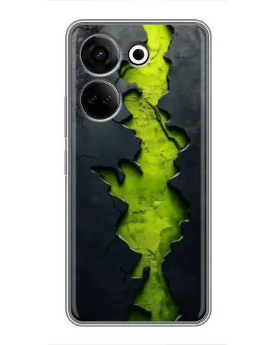 Чохол для TECNO Camon 20 з картинкою «Салатовий розлом скелі» Чохол для TECNO Camon 20 з картинкою «Салатовий розлом скелі»