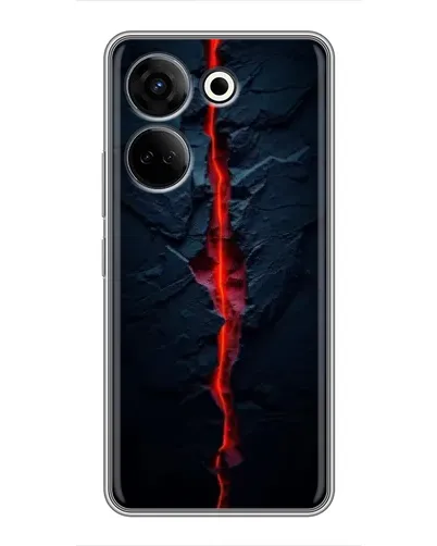 Чохол для TECNO Camon 20 з картинкою «Червона лавова тріщина» Чохол для TECNO Camon 20 з картинкою «Червона лавова тріщина»