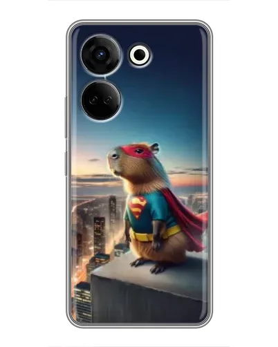 Чохол для TECNO Camon 20 з картинкою «Капі-мен супергерой» Чохол для TECNO Camon 20 з картинкою «Капі-мен супергерой»