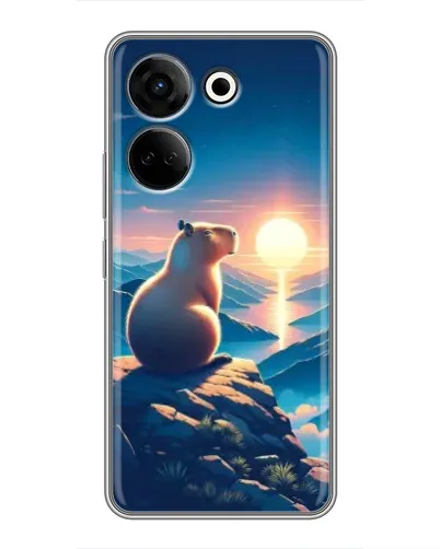 Чохол для TECNO Camon 20 з картинкою «Захід сонця з капібарою» Чохол для TECNO Camon 20 з картинкою «Захід сонця з капібарою»