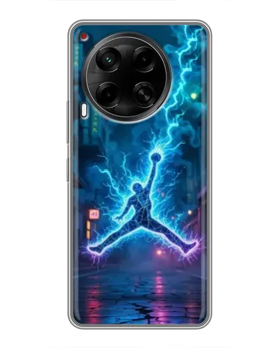 Чехол для TECNO Camon 30 (CL6) с картинкой «Jordan Gold Jumpman» Чехол для TECNO Camon 30 (CL6) с картинкой «Jordan Gold Jumpman»