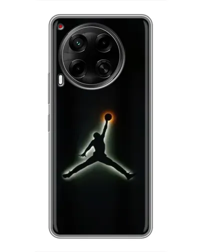 Чехол для TECNO Camon 30 (CL6) с картинкой «Jordan Gradient Logo» Чехол для TECNO Camon 30 (CL6) с картинкой «Jordan Gradient Logo»