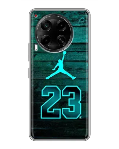 Чехол для TECNO Camon 30 (CL6) с картинкой «Jordan Cyan 23» Чехол для TECNO Camon 30 (CL6) с картинкой «Jordan Cyan 23»